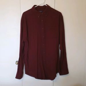 Causal button down long sleeve shirt